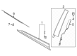 Diagram for Ford Escape Door Lock Actuator Motor - LJ6Z-14A626-AA