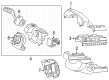 Diagram for Ford Maverick Turn Signal Switch - NZ6Z-3F791-DA