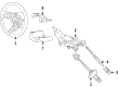 Diagram for 2023 Ford Mustang Steering Wheel - JR3Z-3600-HB