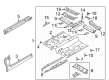 Diagram for 2021 Lincoln Corsair Front Cross-Member - LX6Z-7810672-A