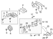 Diagram for 2023 Ford Expedition Thermostat Housing - HL3Z-8A586-C