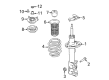 Diagram for Ford EcoSport Shock And Strut Mount - GN1Z-3A197-C