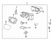 Diagram for 2022 Ford F-150 Mirror Cover - ML3Z-17K709-CA