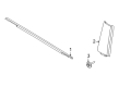 Diagram for Ford Bronco Door Moldings - M2DZ-9820555-AA