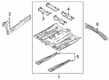 Diagram for Ford Edge Floor Pan - K2GZ-5811135-E