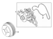 Diagram for Ford E-350/E-350 Super Duty Water Pump Pulley - LC3Z-8509-B