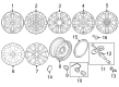 Diagram for 2023 Ford F-150 Wheel Cover - ML3Z-1021-B