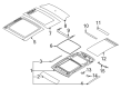 Diagram for 2022 Lincoln Corsair Sunroof - LJ6Z-54500A18-A