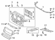 Diagram for 2023 Ford Police Interceptor Utility Air Deflector - LB5Z-8327-A