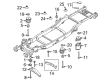 Diagram for 2022 Ford F-150 Lightning Crossmember Bushing - ML3Z-2500155-F