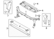 Diagram for 2022 Ford F-150 Air Deflector - ML3Z-19E525-B