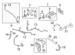 Diagram for 2020 Ford Fusion EGR Tube - DS7Z-6758-K