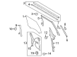 Diagram for 2021 Ford Bronco Window Run - M2DZ-9821596-C