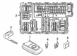 Diagram for 2021 Ford Ranger Body Control Module - JU5Z-15604-CR