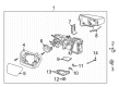 Diagram for 2023 Ford F-150 Side Marker Light - ML3Z-13B374-C