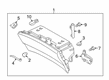 Diagram for Lincoln Nautilus Glove Box - HA1Z-58060T10-BB