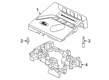 Diagram for Ford Escape Engine Cover - JX6Z-6A949-B