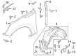 Diagram for 2020 Ford Police Interceptor Utility Wheelhouse - LB5Z-16G554-B