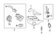 Diagram for Ford Ranger Turn Signal Switch - KB3Z-3F791-BB