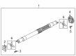 Diagram for 2022 Ford F-150 Drive Shaft - ML3Z-4602-AM