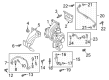 Diagram for Ford Escape Radiator Hose - JX6Z-6L092-B