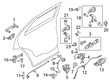 Diagram for 2021 Ford Explorer Door Hinge - BB5Z-7826810-C