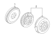 Diagram for Ford Mustang Flywheel - JR3Z-6477-C