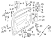 Diagram for 2023 Lincoln Nautilus Door Lock Cylinder - EJ7Z-7821991-C