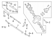 Diagram for Ford Tie Rod Adjusting Sleeve - PC3Z-3281-B