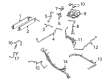 Diagram for 2022 Ford Maverick Cooling Hose - LX6Z-18B402-G