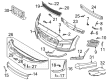 Diagram for 2021 Ford Mustang License Plate - KR3Z-17A385-AA