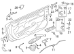 Diagram for 2024 Ford Mustang Door Handle - PR3Z-6322405-AA