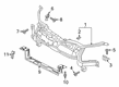 Diagram for Ford E-Transit Radiator Support - NK4Z-8A284-A