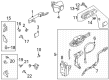 Diagram for 2021 Ford Bronco Door Lock Actuator Motor - M2DZ-78219A65-J