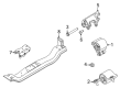 Diagram for 2022 Ford F-350 Super Duty Engine Mount Bracket - LC3Z-6030-A