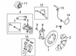 Diagram for 2023 Ford E-Transit Brake Caliper - MK4Z-2552-B