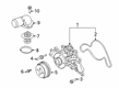 Diagram for 2020 Ford F-250 Super Duty Water Pump Pulley - LC3Z-8509-A