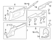 Diagram for 2024 Ford Mustang Weather Strip - PR3Z-76297B06-A