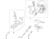 Diagram for Ford Ranger Steering Shaft - KB3Z-3B676-B