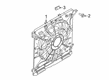 Diagram for 2023 Ford Explorer Fan Blade - L1MZ-8C607-C