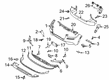 Diagram for 2020 Lincoln Corsair Bumper - LJ7Z-17D957-DAPTM