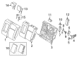 Diagram for Ford EcoSport Armrest - GN1Z-5867112-CB