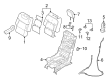 Diagram for 2023 Ford Explorer Armrest - LB5Z-7867112-EA