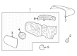 Diagram for 2022 Ford Edge Mirror Cover - MT4Z-17D743-CAPTM