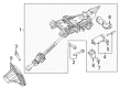 Diagram for 2021 Ford Edge Steering Column - H2GZ-3C529-F