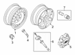 Diagram for Ford Ranger Wheel Cover - AB3Z-1130-D