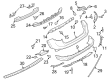 Diagram for Lincoln Nautilus Bumper - KA1Z-17810-ABPTM