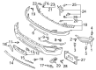 Diagram for 2023 Ford F-150 License Plate - ML3Z-17A385-BB