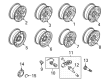 Diagram for 2023 Ford F-150 Spare Wheel - ML3Z-1007-P