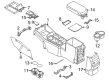 Diagram for Ford Maverick Cup Holder - NZ6Z-6013562-AA